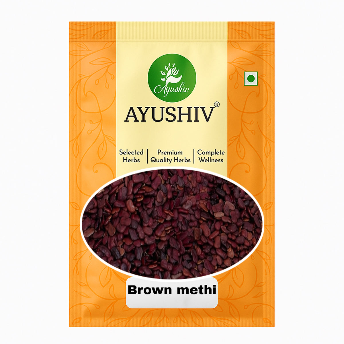 Ayushiv Brown methi - Irani Methi Dana (Fenugreek Seeds)