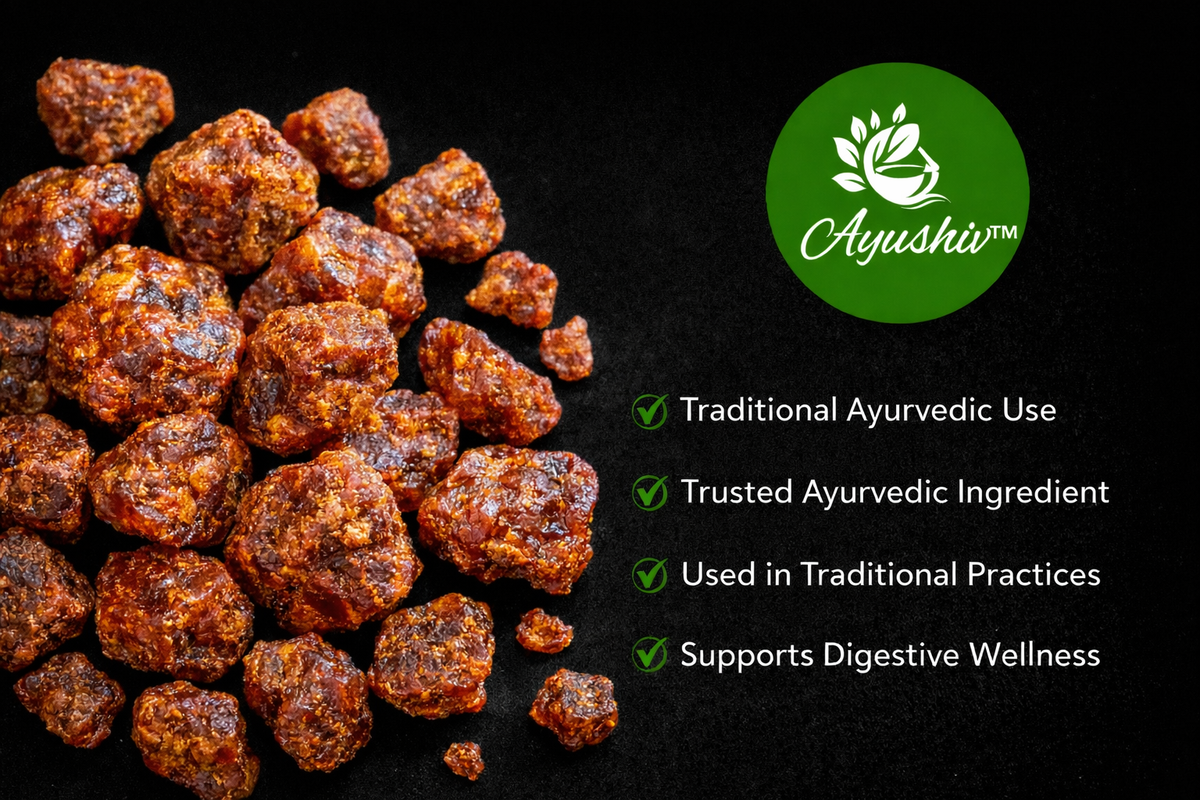 Ayushiv Hing Dali (Asafoetida) | Ferula Asafoetida Resin | Pure, Strong & Highly Potent | Hing Spl