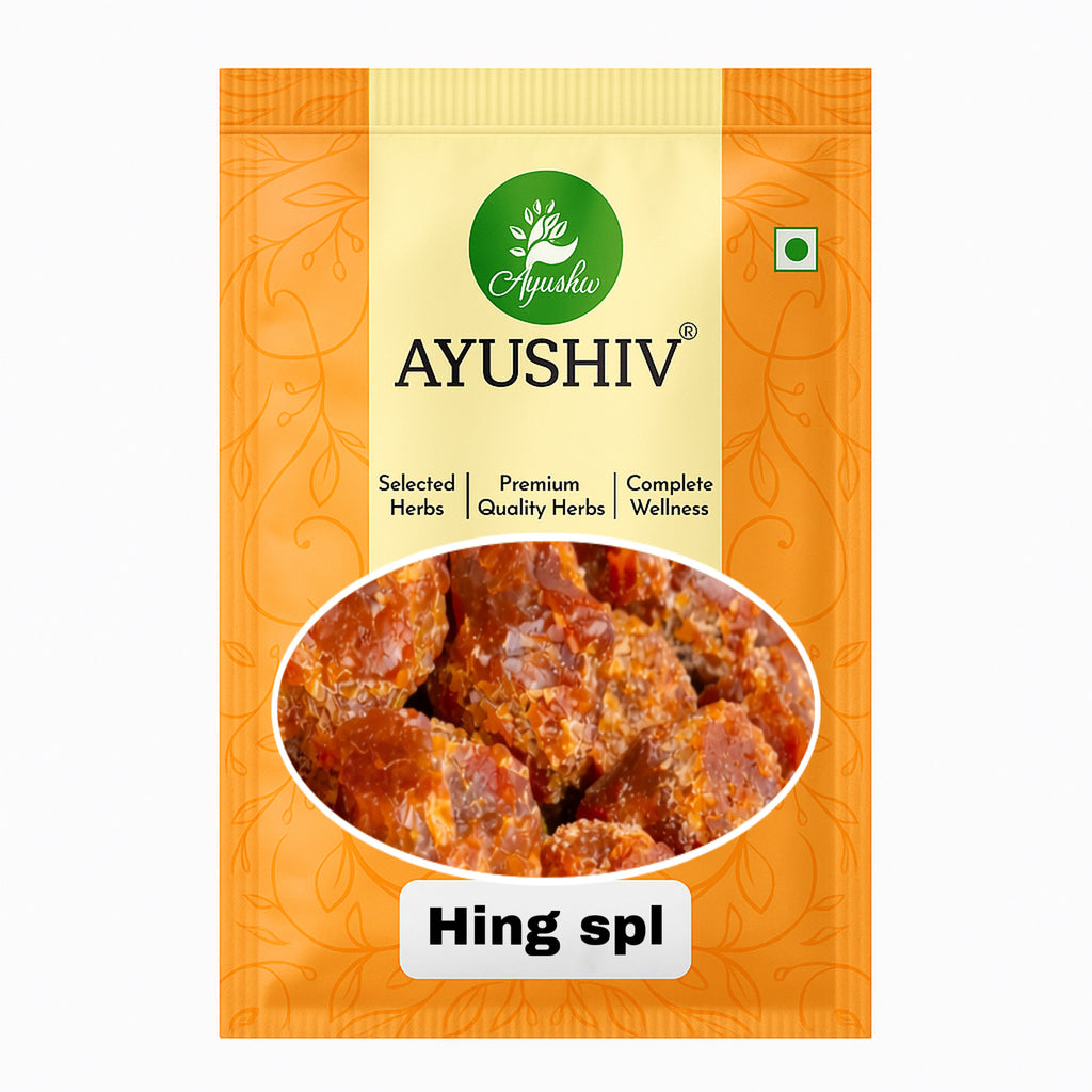Ayushiv Hing Dali (Asafoetida) | Ferula Asafoetida Resin | Pure, Strong & Highly Potent | Hing Spl