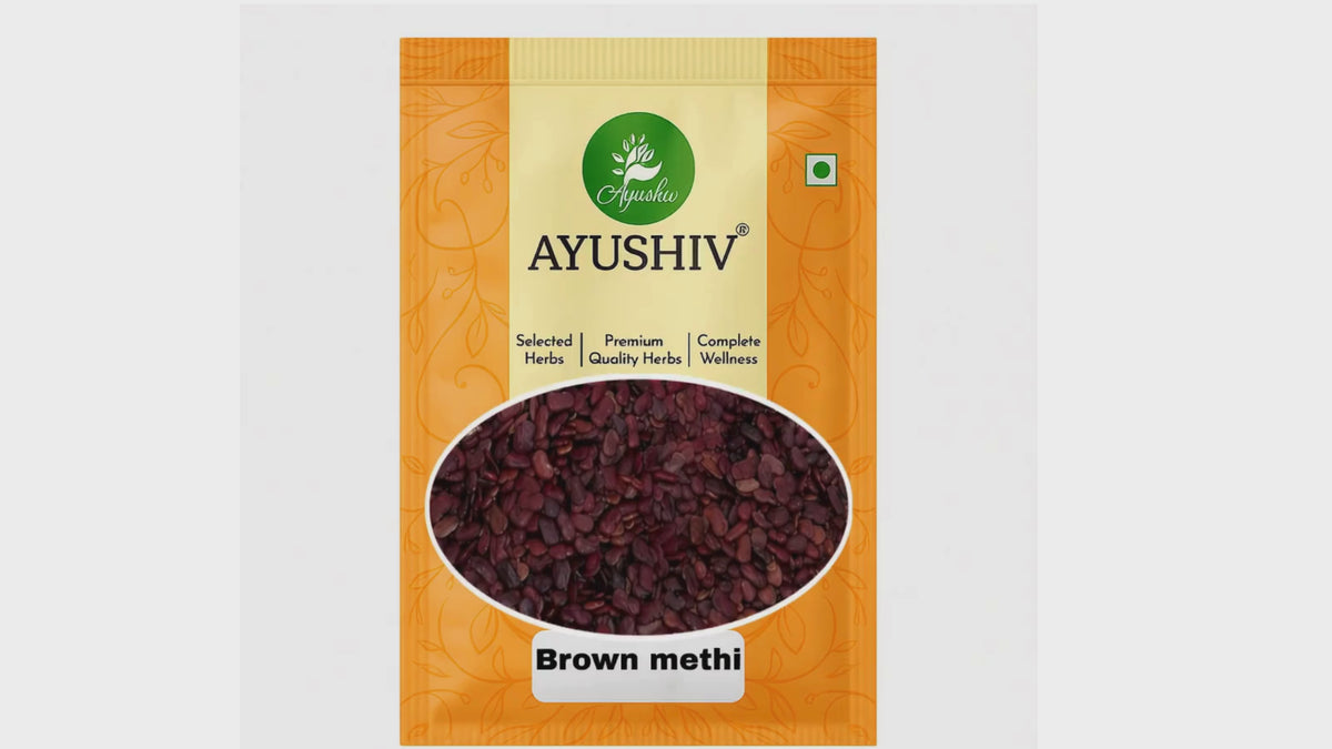 Ayushiv Brown methi - Irani Methi Dana (Fenugreek Seeds)